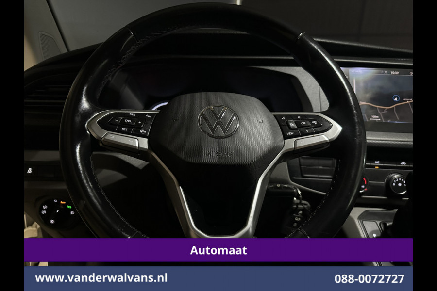 Volkswagen Transporter 2.0 TDI 150pk Automaat L1H1 Euro6 Airco | Navigatie | Camera | Android Auto | Cruisecontrol | Trekhaak Parkeersensoren, Bijrijdersbank