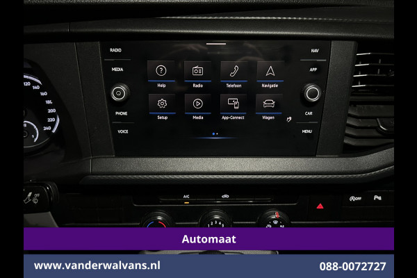 Volkswagen Transporter 2.0 TDI 150pk Automaat L1H1 Euro6 Airco | Navigatie | Camera | Android Auto | Cruisecontrol | Trekhaak Parkeersensoren, Bijrijdersbank