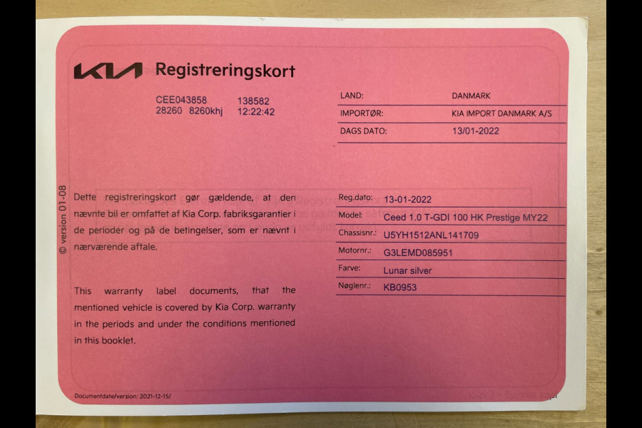 Kia Ceed 1.0 T-GDi|APPLE CARPLAY, ANDROID AUTO|STOEL-,STUURVERW|CAMERA|CRUISE,CLIMATE CONTROL|ALL-SEASON BANDEN|MARGE|