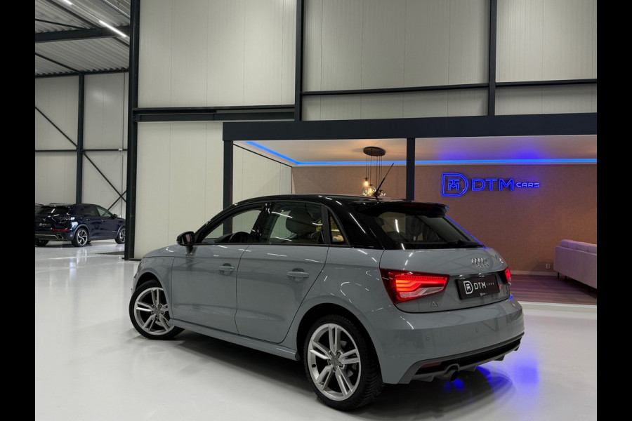 Audi A1 Sportback 1.0 TFSI S-line Aut. Navi Nap Led Leder Pdc Nardo Grey Airco Cruise 5drs