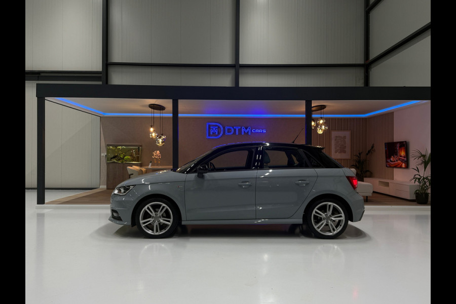 Audi A1 Sportback 1.0 TFSI S-line Aut. Navi Nap Led Leder Pdc Nardo Grey Airco Cruise 5drs