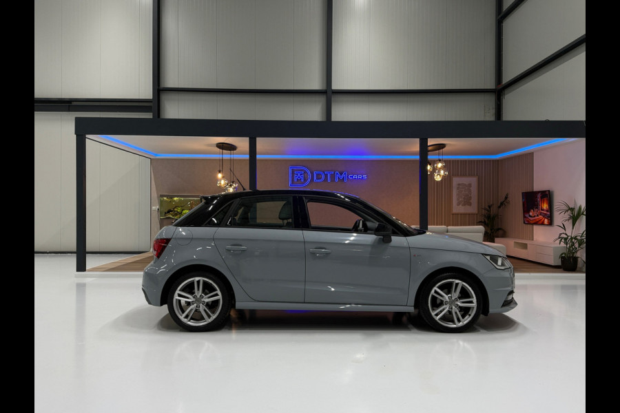 Audi A1 Sportback 1.0 TFSI S-line Aut. Navi Nap Led Leder Pdc Nardo Grey Airco Cruise 5drs