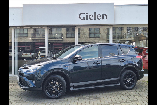 Toyota RAV4 2.5 Hybrid AWD Black Edition | Schuifdak, Treeplanken, Dodehoekherkenning, Keyless, Parkeersensoren, Elektrische achterklep