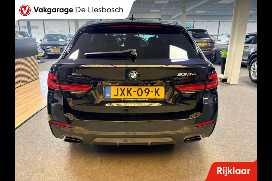 BMW 5 Serie Touring 530e xDrive High Executive M-sport / leer / pano / navi / head-up / Apple carplay