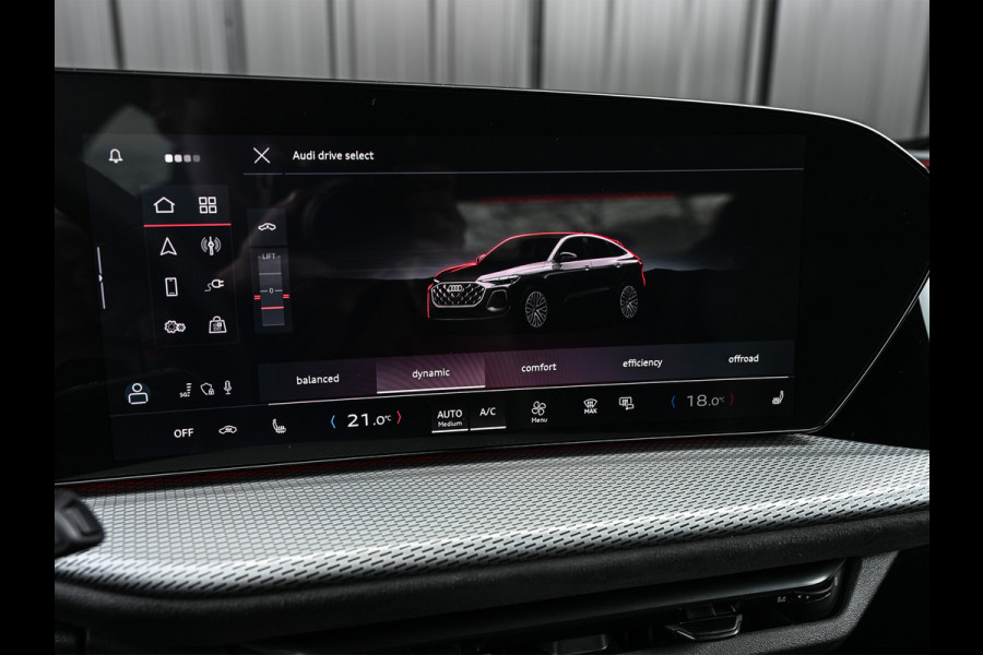 Audi Q5 Sportback 2.0 TFSI e-hybrid quattro S edition Competition | Luchtvering | S-Seats | Trekhaak | Digital Oled | Adaptive Cruise | Tech Plus | 360 Camera | Memory | Ambiance interieur