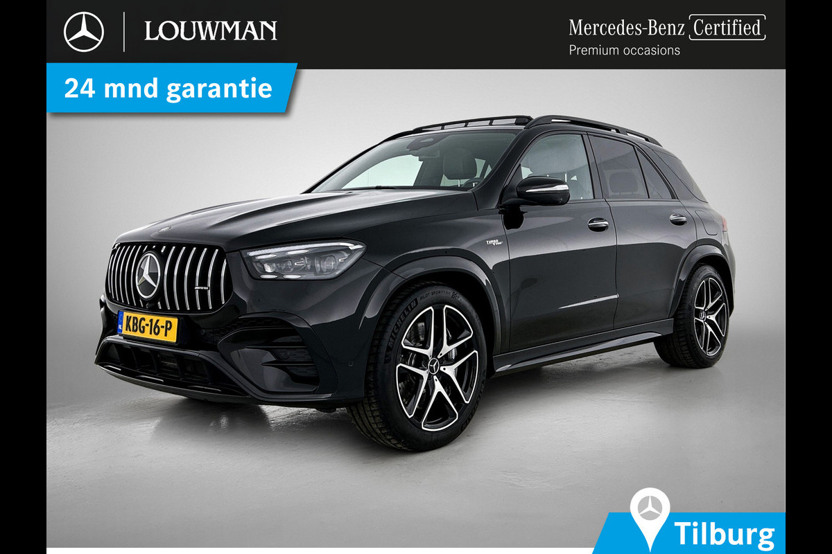 Mercedes-Benz GLE Mercedes-AMG 53 Hybrid 4MATIC+ AMG | Night Pakket | Panorama Schuif-Kanteldak | Burmester Surround-Soundsystem | Airmatic. Inclusief 24 maanden MB Certified garantie voor Europa.