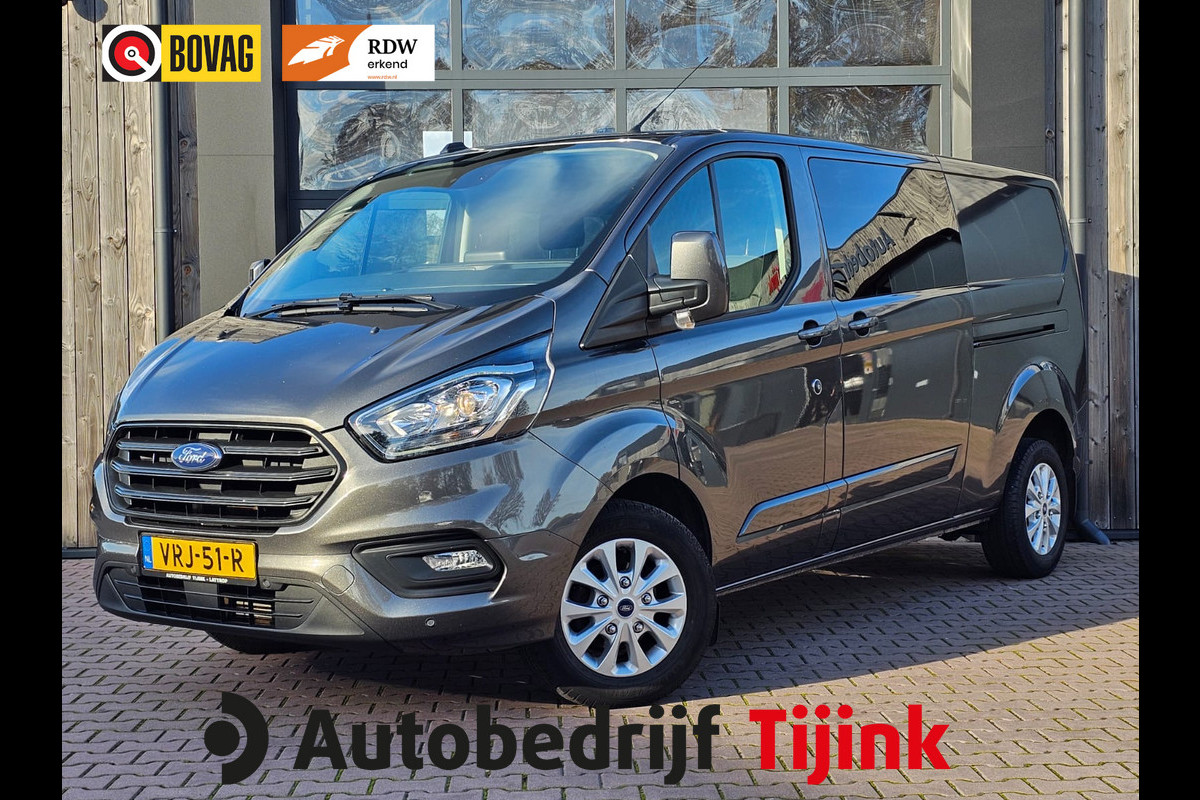 Ford Transit Custom 300 2.0 TDCI L2H1 Dubbele cabine | 2x Schuifdeur | Xenon | Trekhaak | Camera | PDC |