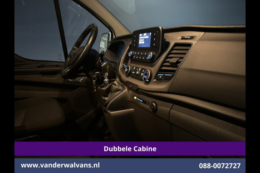 Ford Transit Custom 2.0 TDCI 131pk L2H1 Dubbele Cabine Euro6 Airco | 6-Zits | LED | Cruisecontrol | Parkeersensoren Achterklep, 2800kg trekvermogen