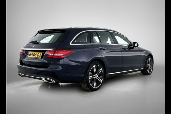 Mercedes-Benz C-Klasse Estate 300 e Business Solution Luxury ht metalen velgen | Navigatie| Elect bed voorstoelen met memory | Parking support | Inclusief 24 maanden MB Certified garantie voor Europa.