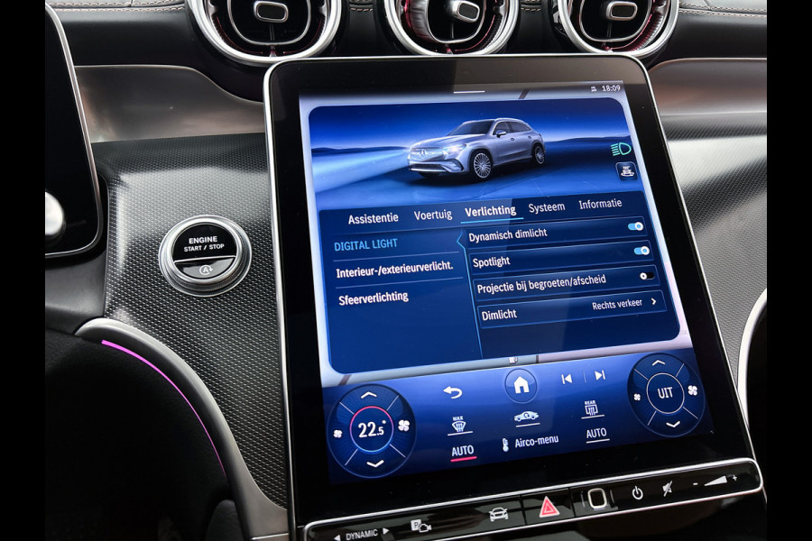 Mercedes-Benz GLC 200 4MATIC AMG Line Lichtmetalen velgen | Naviagtie | Panoramadak | elect. bed. voorstoelen met memory | Nappaleder | Burmester | Memory pakket | AMG Line