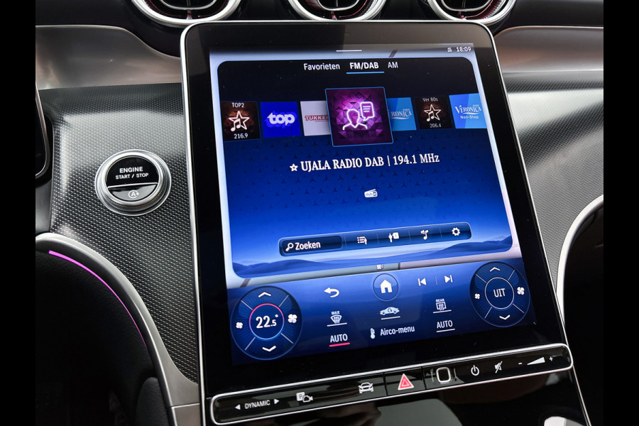 Mercedes-Benz GLC 200 4MATIC AMG Line Lichtmetalen velgen | Naviagtie | Panoramadak | elect. bed. voorstoelen met memory | Nappaleder | Burmester | Memory pakket | AMG Line