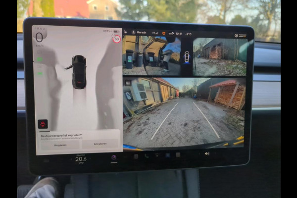 Tesla Model Y Long Range RWD 75 kWh | LMV Zwart 20" Turbine | Leer | Stoelverwarming V+A | Pano | Full Self Driving computer 4, Autopilot, Dodehoek detectie