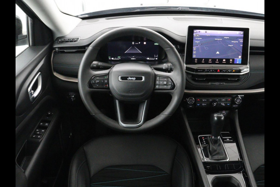 Jeep Compass 1.5T e-Hybrid Limited | 360 Camera | Adaptive cruise | Alpine Sound | Half leder | Carplay | Navigatie | Keyless | Dodehoek detectie | Full LED | Climate control | Bluetooth