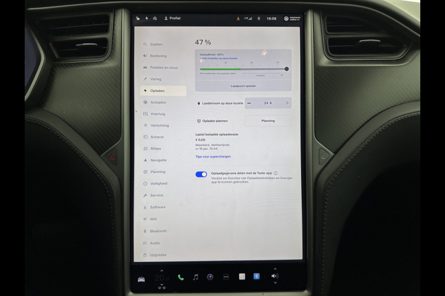Tesla Model S 75D Base [ 3-Fase-17kW ] {SOH-85%} (INCL-BTW) Aut. *PANO-WINDOW | LEATHER | CCS-FASTLOADER | FULL-LED | NAVI-FULLMAP | KEYLESS | MEMORY-PACK | HEATED-COMFORTSEATS | DIGI-COCKPIT | CARBON-INLAY | AUTO-PILOT |  19"ALU*