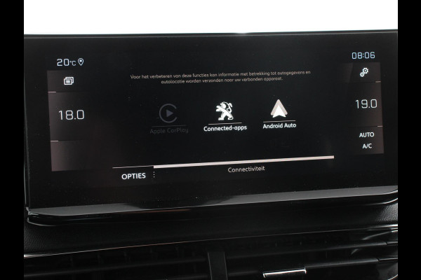 Peugeot 5008 1.2 PureTech 130pk Automaat GT Black Pack 7p Climate control Adaptive Cruise control Camera Verwarmde voorstoelen Keyless Navigatie LED Apple Carplay/ Android Auto