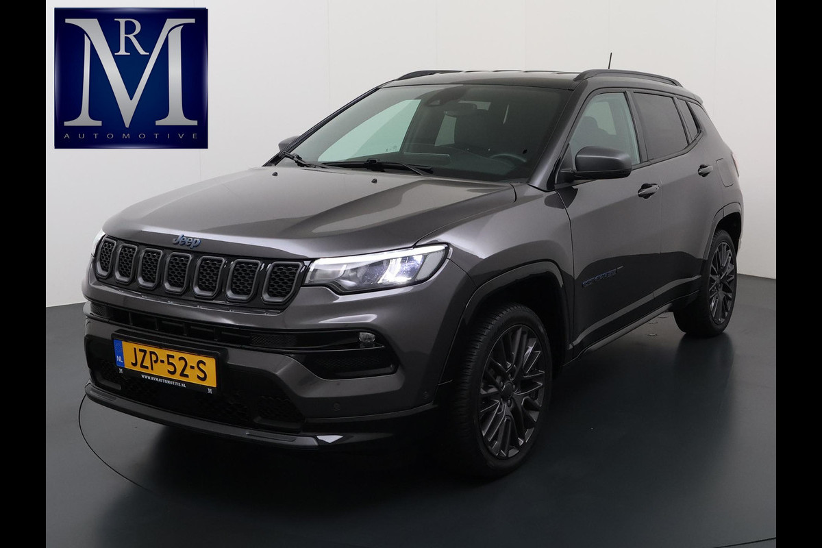 Jeep Compass 1.3T 4 x e 240 | 80th Anniversary VAN € 26.900,- VOOR €24.440,- UW LENTEVOORDEEL € 2.460,-! | PHEV 4WD| STOEL + STUURVERWARMING| ADAPTIVE CRUISE CONTROL| ACHTERUITRIJCAMERA| ELEKTRISCHE STOELEN| KEYLESS| 19 INCH! |SUPER COMPLEET UITGEVOERD! |