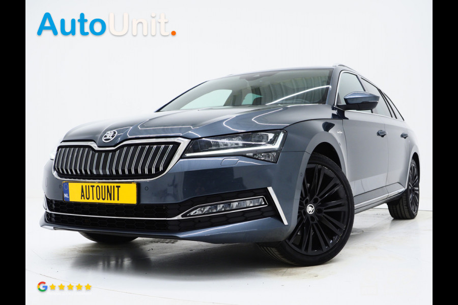 Škoda Superb Combi 1.4 TSI iV Laurin & Klement | Panoramadak | Massage | Canton | Leder | Trekhaak | Keyless | Adaptive | Carplay