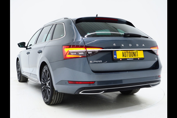 Škoda Superb Combi 1.4 TSI iV Laurin & Klement | Panoramadak | Massage | Canton | Leder | Trekhaak | Keyless | Adaptive | Carplay