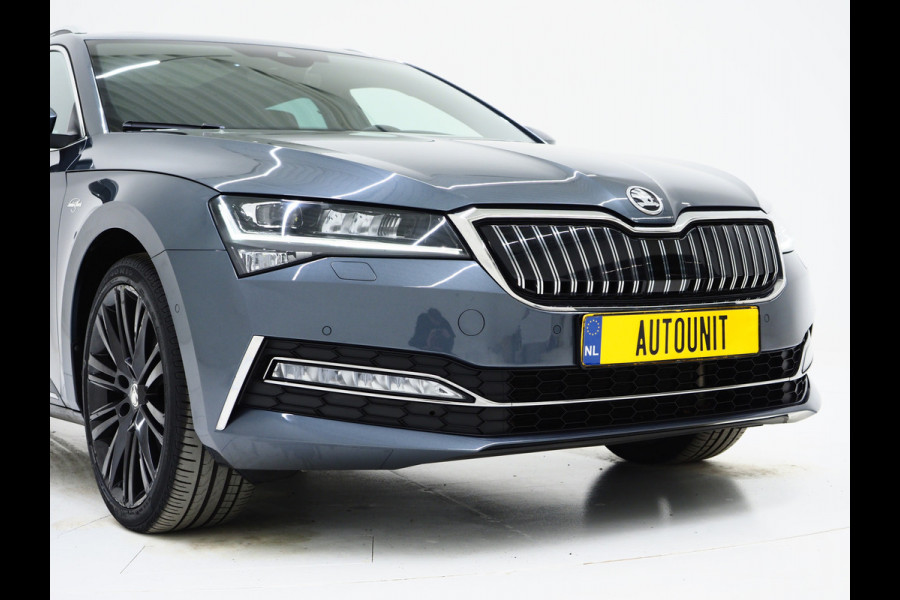 Škoda Superb Combi 1.4 TSI iV Laurin & Klement | Panoramadak | Massage | Canton | Leder | Trekhaak | Keyless | Adaptive | Carplay