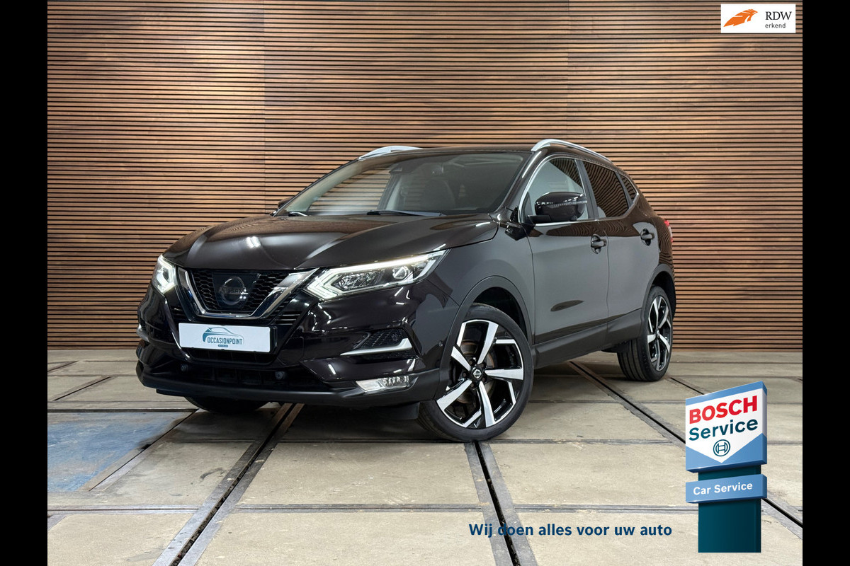 Nissan QASHQAI 1.6 N-Connecta 163 PK | FaceLift | LED | Panorama | Leder | Parkeerhulp | Camera | Navi | Clima |