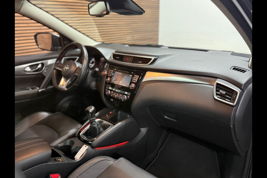 Nissan QASHQAI 1.6 N-Connecta 163 PK | FaceLift | LED | Panorama | Leder | Parkeerhulp | Camera | Navi | Clima |