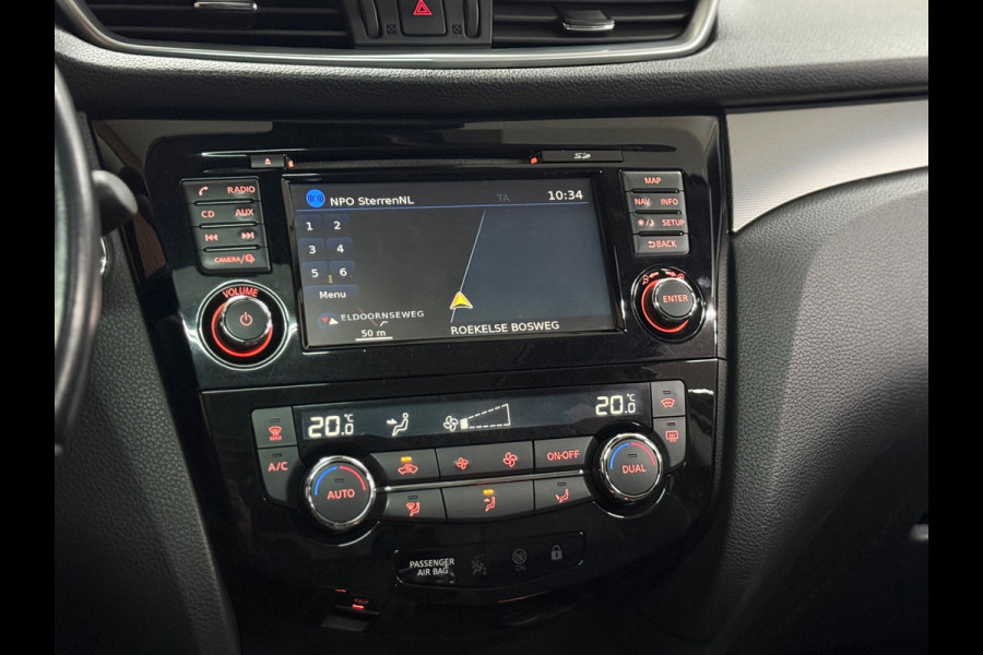 Nissan QASHQAI 1.6 N-Connecta 163 PK | FaceLift | LED | Panorama | Leder | Parkeerhulp | Camera | Navi | Clima |