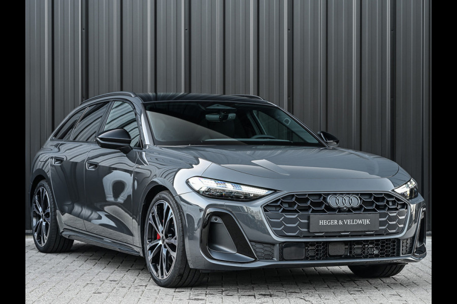 Audi A5 Avant 2.0 e-hybrid quattro S edition 368PK Competition | Nimbus grey | S-Seats | Panoramadak | B&O Sound | Head-Up | 360 Camera | Adaptvie Cruise | Trekhaak | Passagiers display |