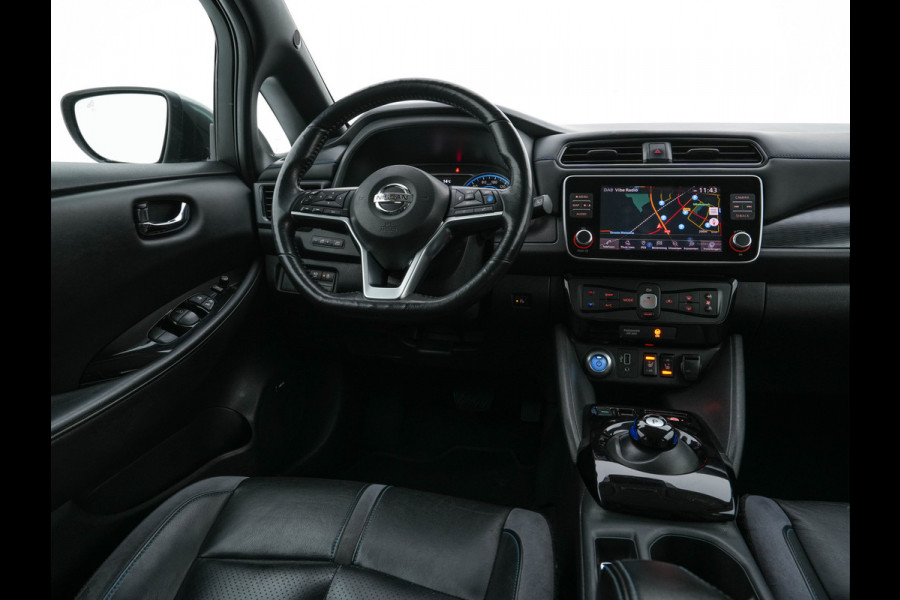 Nissan Leaf 3.Zero Limited Edition 62 kWh {SOH-93%} (INCL-BTW) Aut. *HEATPUMP | LEATHER | FULL-LED | DIGI-COCKPIT | TOPVIEW | BOSE-AUDIO | KEYLESS | DAB+ | BLINDSPOT | ECC | ADAPTIVE-CRUISE | PDC | HEATED-COMFORTSEATS | PRIVACYGLASS | 17"ALU*