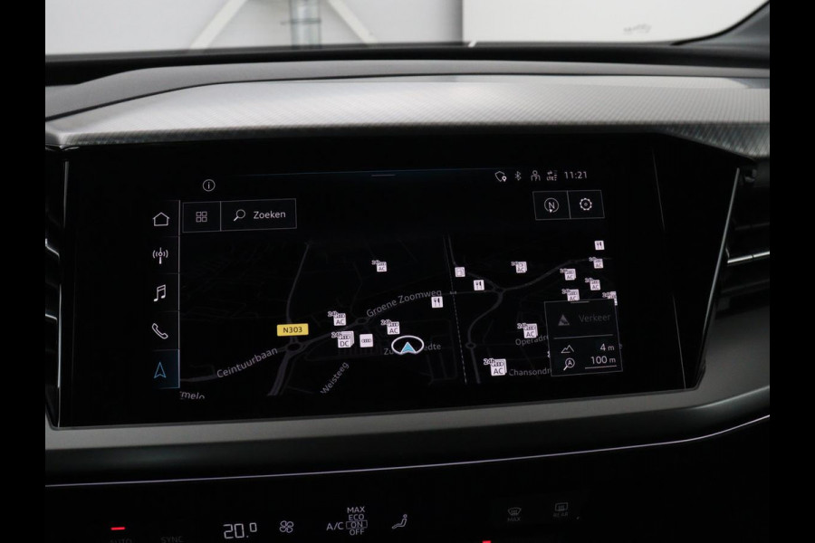 Audi Q4 e-tron 35 Launch edition Advanced 55 kWh | Warmtepomp | Stoelverwarming | Matrix LED | Carplay | Virtual Cockpit | Parkeerhulp | 19'' | Sportstoelen | Navigatie | Cruise control