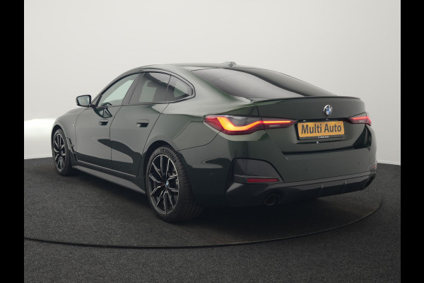 BMW 4 Serie Coupé 430i M Sport 245pk Dealer O.H Sanremo Green | Panodak | Lederen Competition Stoelen Memory & Verwarmd | Adaptive Onderstel | 360 Camera | Harman & Kardon | 19" L.M | Carbon | Apple Carplay | Navigatie | Blis | Virtual | DAB |