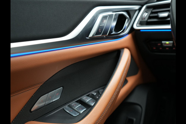 BMW 4 Serie Coupé 430i M Sport 245pk Dealer O.H Sanremo Green | Panodak | Lederen Competition Stoelen Memory & Verwarmd | Adaptive Onderstel | 360 Camera | Harman & Kardon | 19" L.M | Carbon | Apple Carplay | Navigatie | Blis | Virtual | DAB |