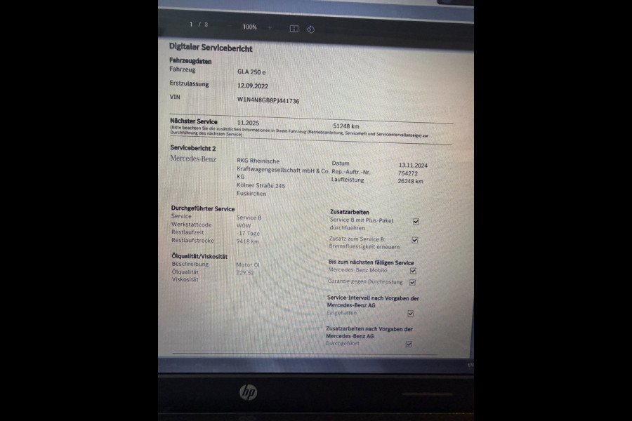 Mercedes-Benz GLA 250 e AMG SOH-TEST/ PANO/LEDER/H-UP/STOEL-M/BURMESTER/BAB/CARPLAY/SFEERVERL///