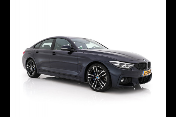 BMW 4 Serie Gran Coupé 420i M-Sportpack High Executive Edition (INCL-BTW) Aut. *LEATHER | FULL-LED | DIGI-COCKPIT | HIFI-SOUND | HEATED-SPORTSEATS | DAB+ | CAMERA | SHIFTPADDLES | PRIVACYGLASS | HEAD-UP | TOWBAR | KEYLESS | CARBON-INLAY | 19''ALU*