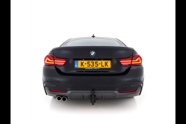 BMW 4 Serie Gran Coupé 420i M-Sportpack High Executive Edition (INCL-BTW) Aut. *LEATHER | FULL-LED | DIGI-COCKPIT | HIFI-SOUND | HEATED-SPORTSEATS | DAB+ | CAMERA | SHIFTPADDLES | PRIVACYGLASS | HEAD-UP | TOWBAR | KEYLESS | CARBON-INLAY | 19''ALU*