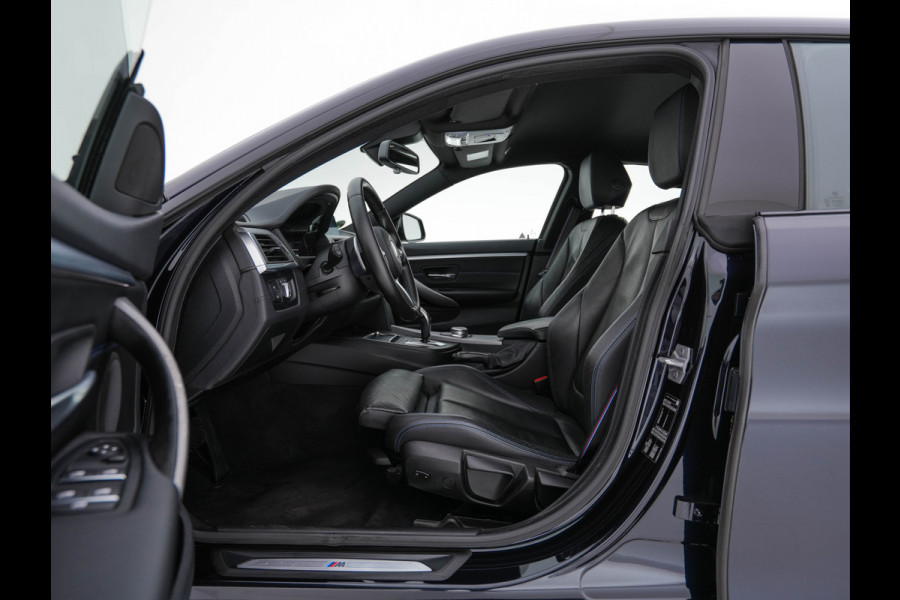 BMW 4 Serie Gran Coupé 420i M-Sportpack High Executive Edition (INCL-BTW) Aut. *LEATHER | FULL-LED | DIGI-COCKPIT | HIFI-SOUND | HEATED-SPORTSEATS | DAB+ | CAMERA | SHIFTPADDLES | PRIVACYGLASS | HEAD-UP | TOWBAR | KEYLESS | CARBON-INLAY | 19''ALU*