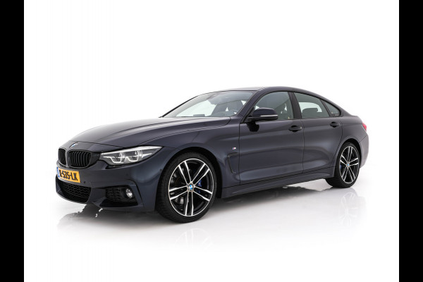 BMW 4 Serie Gran Coupé 420i M-Sportpack High Executive Edition (INCL-BTW) Aut. *LEATHER | FULL-LED | DIGI-COCKPIT | HIFI-SOUND | HEATED-SPORTSEATS | DAB+ | CAMERA | SHIFTPADDLES | PRIVACYGLASS | HEAD-UP | TOWBAR | KEYLESS | CARBON-INLAY | 19''ALU*