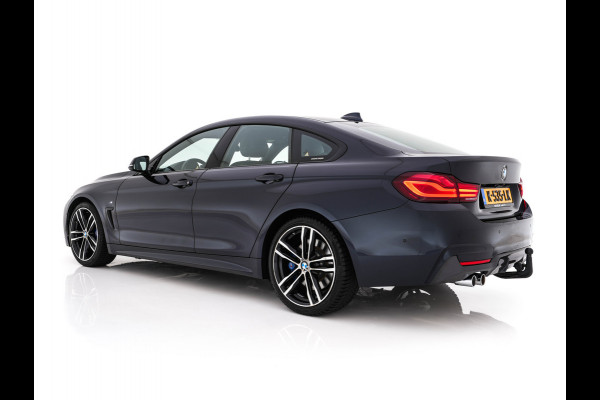 BMW 4 Serie Gran Coupé 420i M-Sportpack High Executive Edition (INCL-BTW) Aut. *LEATHER | FULL-LED | DIGI-COCKPIT | HIFI-SOUND | HEATED-SPORTSEATS | DAB+ | CAMERA | SHIFTPADDLES | PRIVACYGLASS | HEAD-UP | TOWBAR | KEYLESS | CARBON-INLAY | 19''ALU*