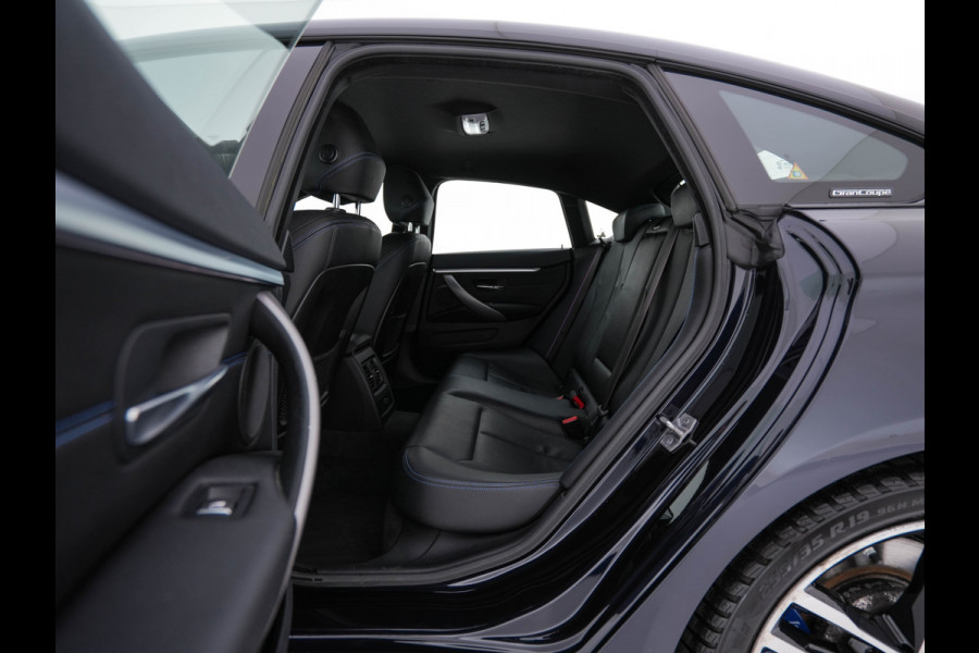 BMW 4 Serie Gran Coupé 420i M-Sportpack High Executive Edition (INCL-BTW) Aut. *LEATHER | FULL-LED | DIGI-COCKPIT | HIFI-SOUND | HEATED-SPORTSEATS | DAB+ | CAMERA | SHIFTPADDLES | PRIVACYGLASS | HEAD-UP | TOWBAR | KEYLESS | CARBON-INLAY | 19''ALU*