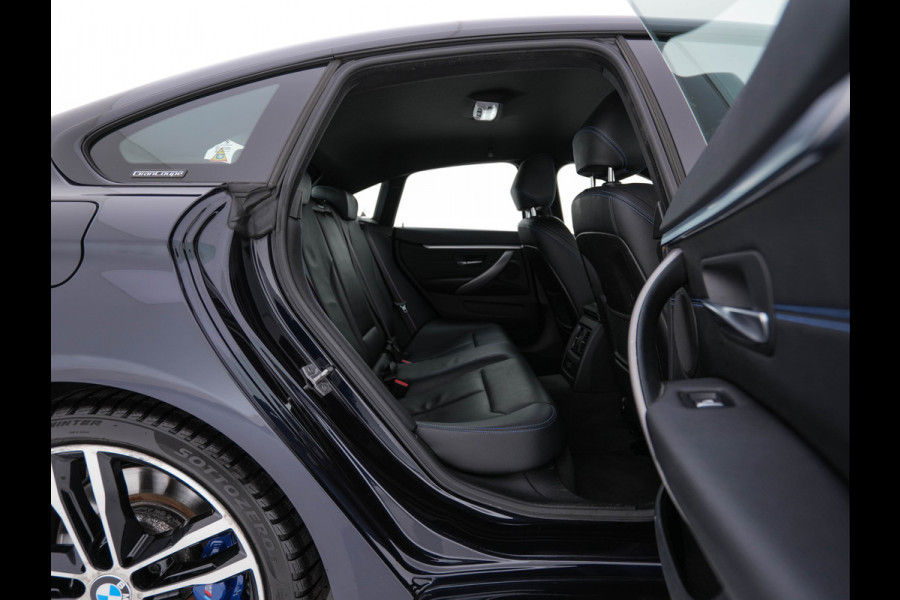 BMW 4 Serie Gran Coupé 420i M-Sportpack High Executive Edition (INCL-BTW) Aut. *LEATHER | FULL-LED | DIGI-COCKPIT | HIFI-SOUND | HEATED-SPORTSEATS | DAB+ | CAMERA | SHIFTPADDLES | PRIVACYGLASS | HEAD-UP | TOWBAR | KEYLESS | CARBON-INLAY | 19''ALU*