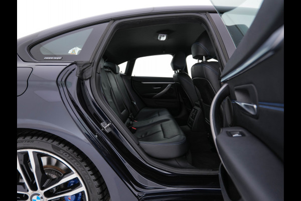 BMW 4 Serie Gran Coupé 420i M-Sportpack High Executive Edition (INCL-BTW) Aut. *LEATHER | FULL-LED | DIGI-COCKPIT | HIFI-SOUND | HEATED-SPORTSEATS | DAB+ | CAMERA | SHIFTPADDLES | PRIVACYGLASS | HEAD-UP | TOWBAR | KEYLESS | CARBON-INLAY | 19''ALU*