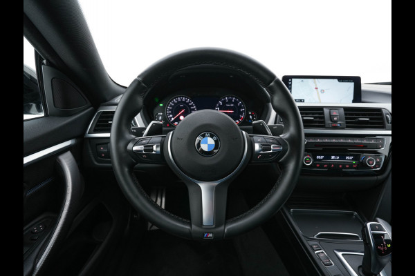 BMW 4 Serie Gran Coupé 420i M-Sportpack High Executive Edition (INCL-BTW) Aut. *LEATHER | FULL-LED | DIGI-COCKPIT | HIFI-SOUND | HEATED-SPORTSEATS | DAB+ | CAMERA | SHIFTPADDLES | PRIVACYGLASS | HEAD-UP | TOWBAR | KEYLESS | CARBON-INLAY | 19''ALU*