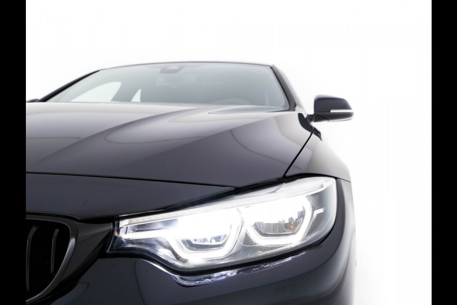 BMW 4 Serie Gran Coupé 420i M-Sportpack High Executive Edition (INCL-BTW) Aut. *LEATHER | FULL-LED | DIGI-COCKPIT | HIFI-SOUND | HEATED-SPORTSEATS | DAB+ | CAMERA | SHIFTPADDLES | PRIVACYGLASS | HEAD-UP | TOWBAR | KEYLESS | CARBON-INLAY | 19''ALU*