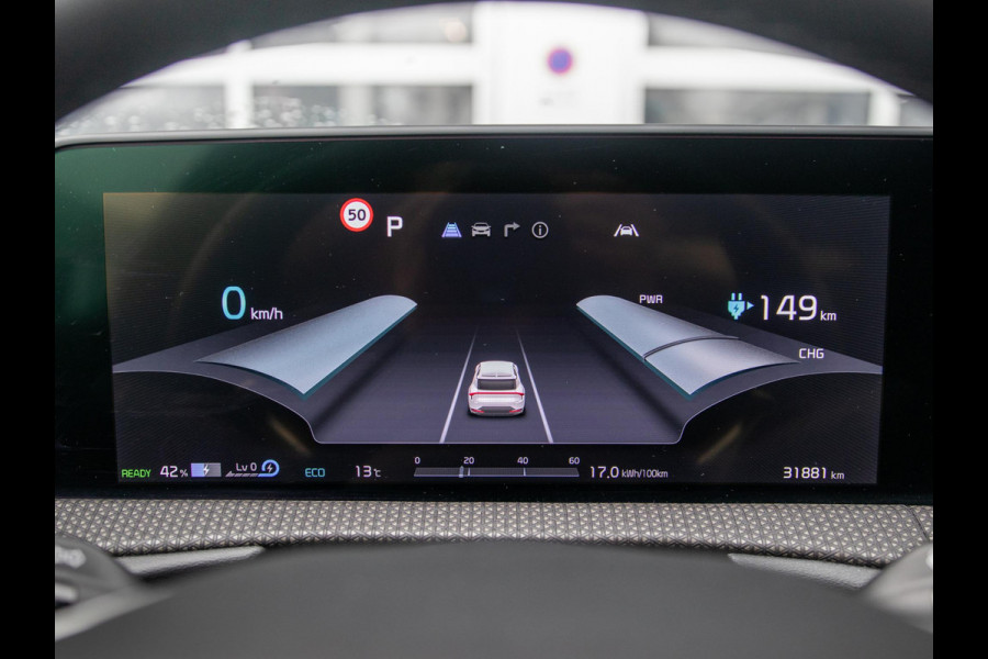 Kia Ev6 Plus 58 kWh | SOH 98,1% | Clima | Adapt. Cruise | Camera | Apple Carplay | Stoel, Stuur & Achterbank Verw. | Warmtepomp | Navi | 19" | Keyless | Elektr. A-klep | BSM