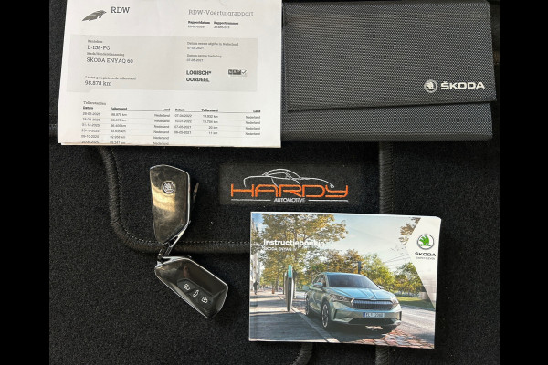 Škoda ENYAQ iV 60 92% SOH LEER PANORAMA TREKHAAK RIJKLAARPRIJS!