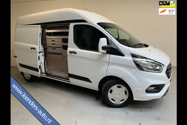 Ford Transit Custom SERVICEWAGEN LANG/ HOOG 320 2.0 TDCI EURO6 L2H2 TREND, SORTIMO INRICHTING ,V230 OMVORMER, RIJKLAARPRIJS
