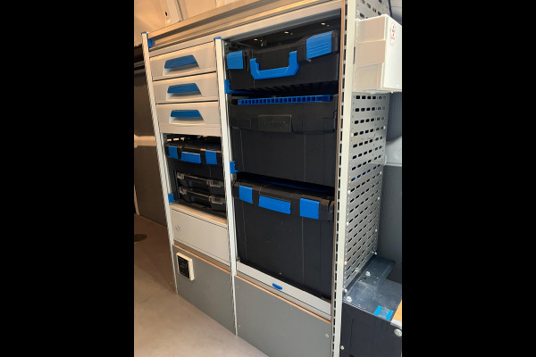 Ford Transit Custom SERVICEWAGEN LANG/ HOOG 320 2.0 TDCI EURO6 L2H2 TREND, SORTIMO INRICHTING ,V230 OMVORMER, RIJKLAARPRIJS