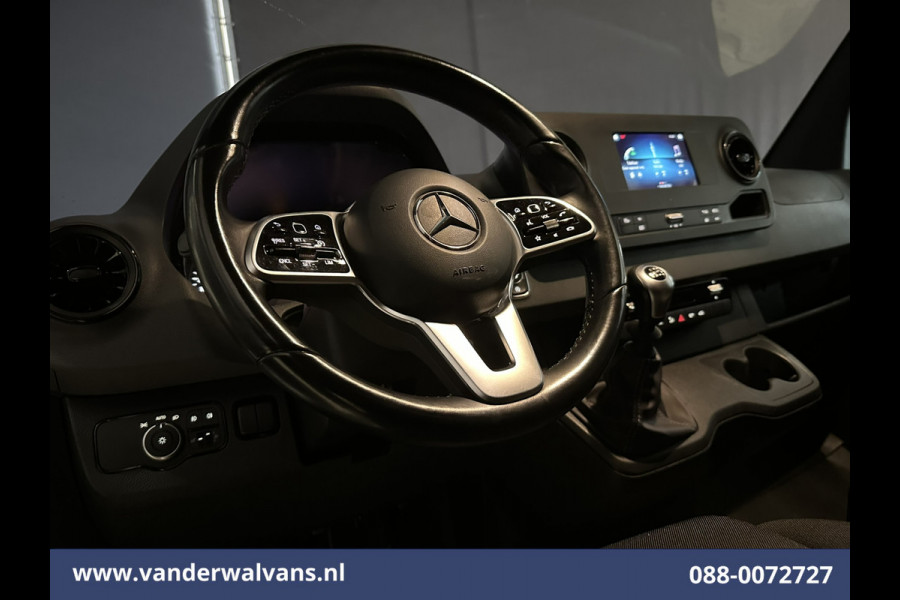 Mercedes-Benz Sprinter 316 CDI 164pk L3H2 Euro6 Airco | Camera | Apple Carplay | Cruisecontrol | Chauffeursstoel Android Auto, Stoelverwarming, Bijrijdersbank, 3500kg trekvermogen
