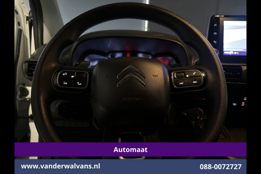 Citroën Berlingo 1.5 BlueHDI 131pk Automaat L1H1 Euro6 Airco | 2x Zijdeur | Camera | Navigatie | Apple Carplay Android Auto, Cruisecontrol, Parkeersensoren