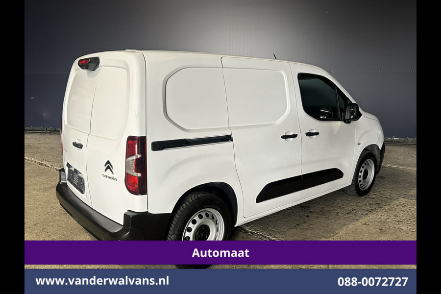 Citroën Berlingo 1.5 BlueHDI 131pk Automaat L1H1 Euro6 Airco | 2x Zijdeur | Camera | Navigatie | Apple Carplay Android Auto, Cruisecontrol, Parkeersensoren