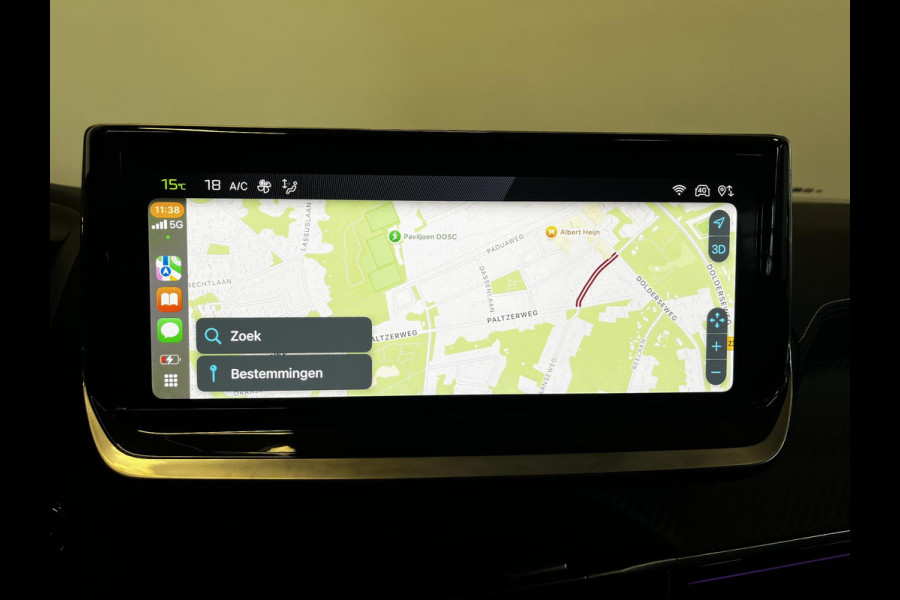 Peugeot 2008 1.2 PureTech 130pk Automaat GT-Line Navigatie Apple Carplay/Android Auto Camera Parkeersensoren Ledverlichting Cruise Control Virtual Cockpit Climate Control Lichtmetalen velgen